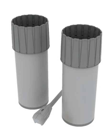 F-4 exhaust nozzles late for Hasegawa, 1/48 - Eduard Accessories 64...