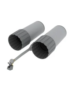 F-4 exhaust nozzles late for Hasegawa, 1/48 - Eduard Accessories 64... 2