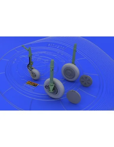 [NO_DESC] MiG-21 wheels for Eduard, 1/48 - Eduard Accessories 648026