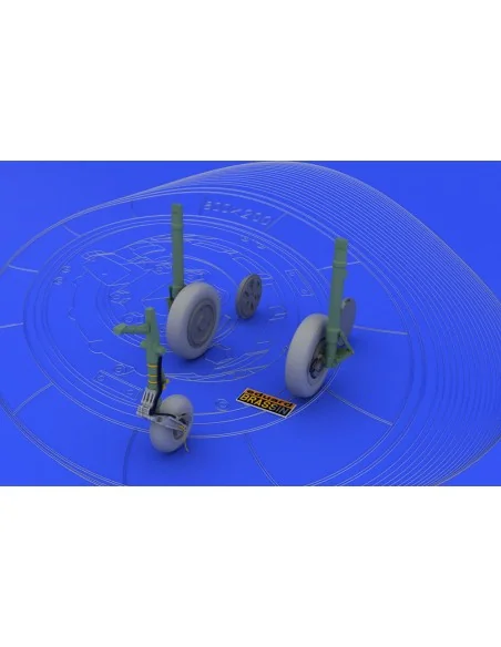 MiG-21 wheels for Eduard, 1/48 - Eduard Accessories 648026