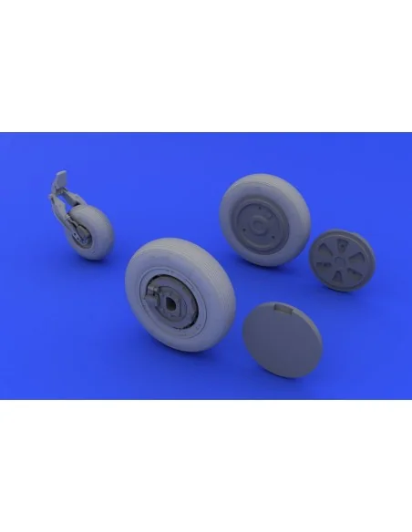 MiG-21 wheels for Eduard, 1/48 - Eduard Accessories 648026