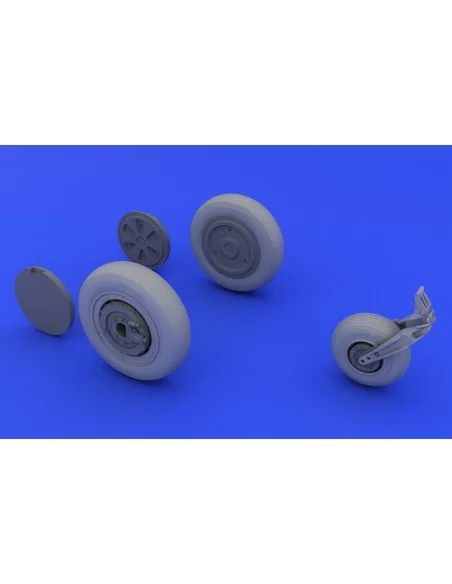 MiG-21 wheels for Eduard, 1/48 - Eduard Accessories 648026