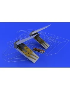 F-16 air brakes for Tamiya, 1/48 - Eduard Accessories 648039