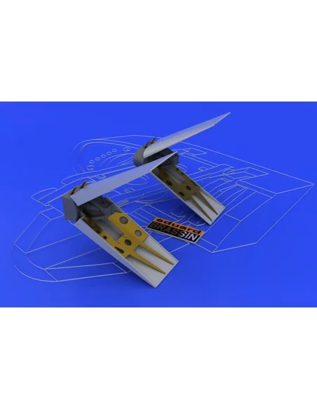 F-16 air brakes for Tamiya, 1/48 - Eduard Accessories 648039