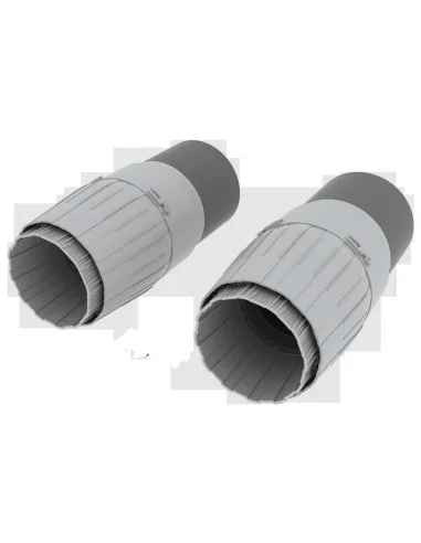 MiG-29 exhaust nozzles for Academy/EDU, 1/48 - Eduard Accessories 6...