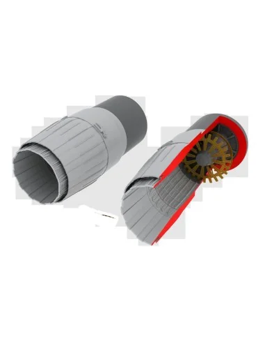[NO_DESC] MiG-29 exhaust nozzles for Academy/EDU, 1/48 - Eduard Acc...