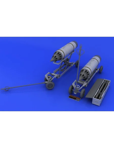 [NO_DESC] Rocket launcher B-8M1 and loading cart, 1/48 - Eduard Acc...