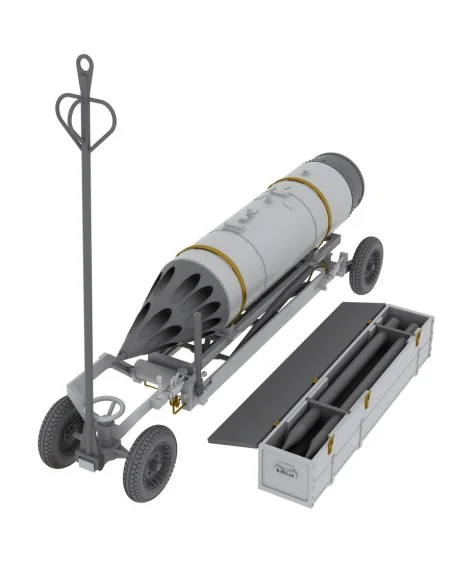 Rocket launcher B-8M1 and loading cart, 1/48 - Eduard Accessories 6...