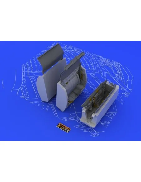 MiG-21 wheel wells for Eduard, 1/48 - Eduard Accessories 648049