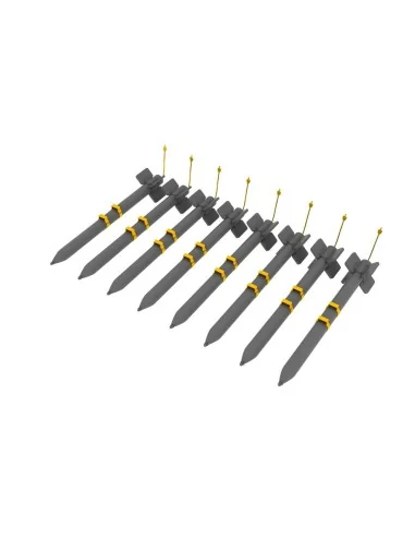 [NO_DESC] HVAR rockets, 1/48 - Eduard Accessories 648061