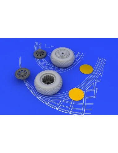PV-1 Ventura wheels for Revell, 1/48 - Eduard Accessories 648068