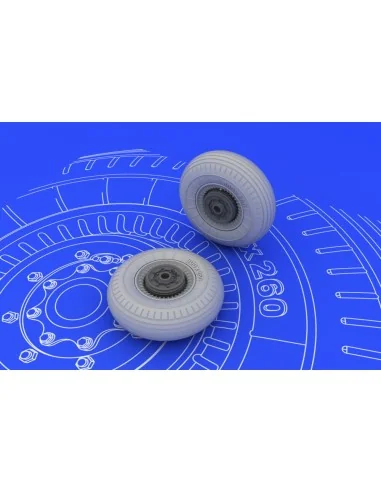 II-2 Shturmovik wheels for Tamiya, 1/48 - Eduard Accessories 648072