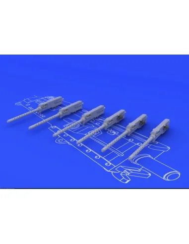 Browning M-2 guns (6 pcs.), 1/48 - Eduard Accessories 648075
