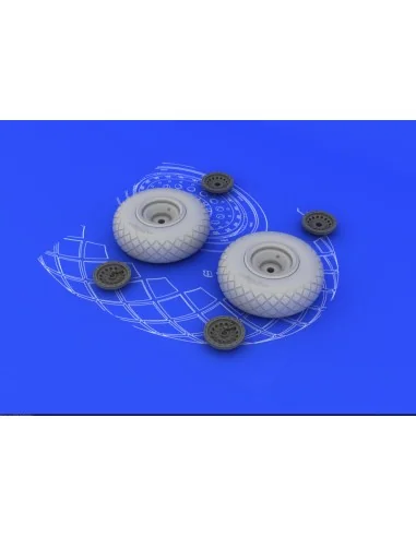 B-17 wheels, 1/48 - Eduard Accessories 648078