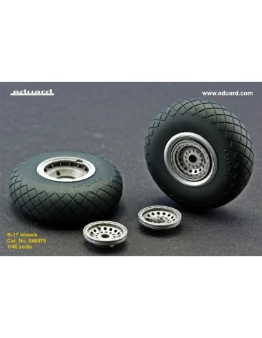 B-17 wheels, 1/48 - Eduard Accessories 648078