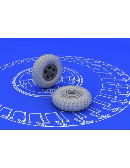Spitfire wheels - 5 spoke for Eduard, 1/48 - Eduard Accessories 648098