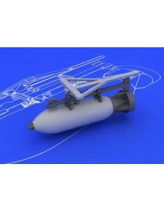 [NO_DESC] Spitfire 500lb bomb set for Eduard, 1/48 - Eduard Accesso...