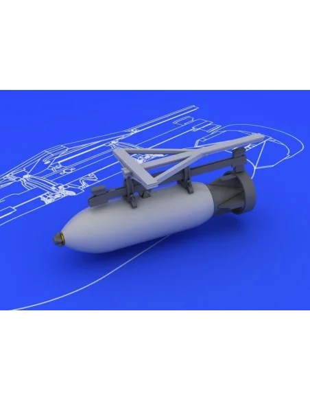 Spitfire 500lb bomb set for Eduard, 1/48 - Eduard Accessories 648109