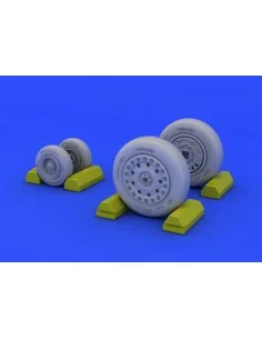 F-4B/N wheels for Academy, 1/48 - Eduard Accessories 648114