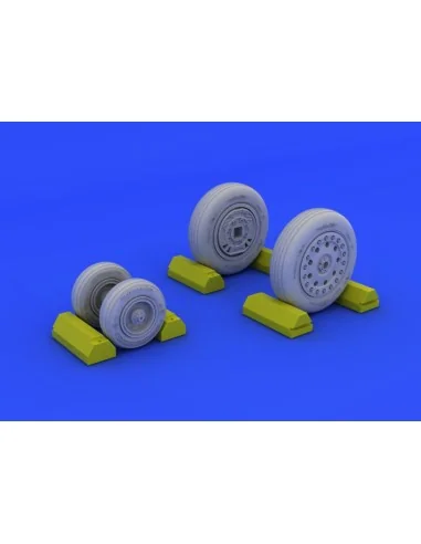 F-4B/N wheels for Academy, 1/48 - Eduard Accessories 648114