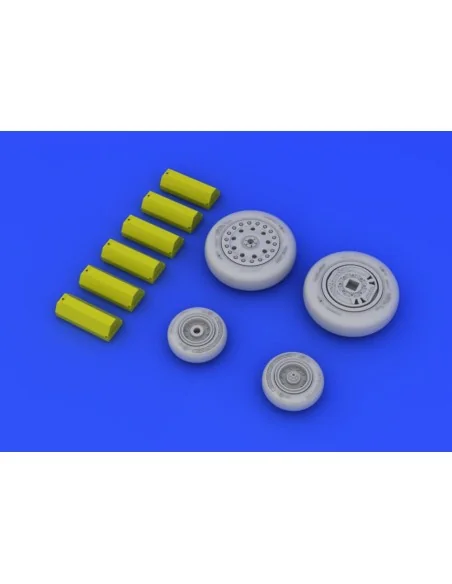 F-4B/N wheels for Academy, 1/48 - Eduard Accessories 648114