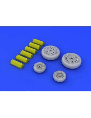 F-4B/N wheels for Academy, 1/48 - Eduard Accessories 648114
