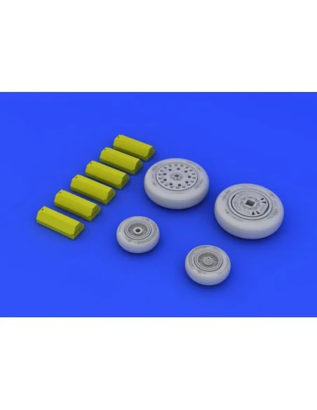 F-4B/N wheels for Academy, 1/48 - Eduard Accessories 648114