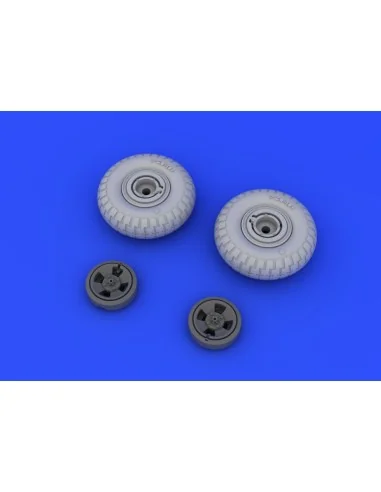 Spitfire wheels - 4 spoke for Eduard, 1/48 - Eduard Accessories 648118