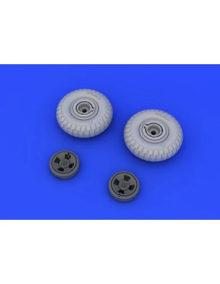 Spitfire wheels - 4 spoke for Eduard, 1/48 - Eduard Accessories 648118