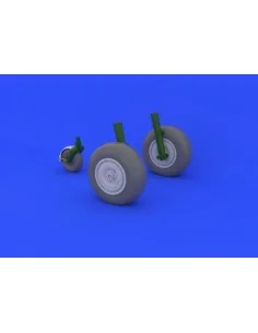 Ju 88 wheels late for Dragon, 1/48 - Eduard Accessories 648134