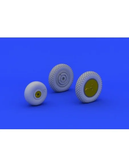 P-39 wheels early for Eduard, 1/48 - Eduard Accessories 648202