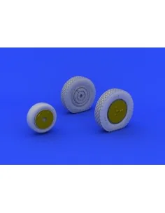 P-39 wheels late for Eduard, 1/48 - Eduard Accessories 648203
