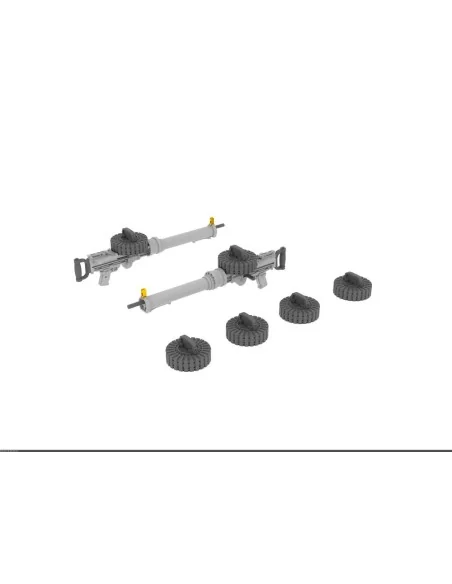 Lewis Mk.II WWI gun, 1/48 - Eduard Accessories 648204