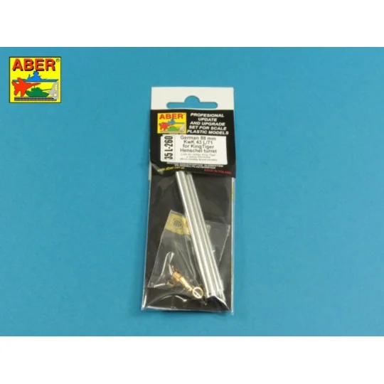 Barrel for German 8, 8cm Kw.K 43 (L/71) gun used on Tiger B Hensche...