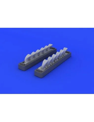 Bf 109G exhaust stacks for Eduard, 1/48 - Eduard Accessories 648247
