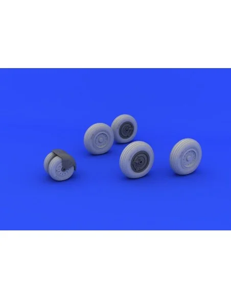 MiG-31 wheels for AMK, 1/48 - Eduard Accessories 648248