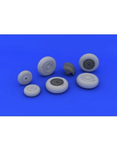 MiG-31 wheels for AMK, 1/48 - Eduard Accessories 648248