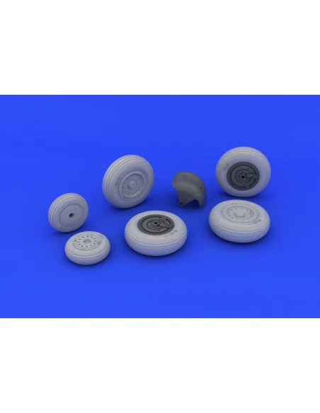 MiG-31 wheels for AMK, 1/48 - Eduard Accessories 648248