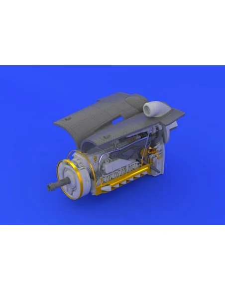 Bf 109G-6 engine &fuselage guns f.Eduard, 1/48 - Eduard Accessories...