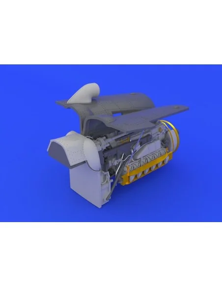 Bf 109G-6 engine &fuselage guns f.Eduard, 1/48 - Eduard Accessories...