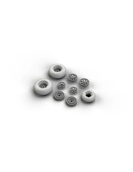 P-38 wheels for Academy, 1/48 - Eduard Accessories 648258