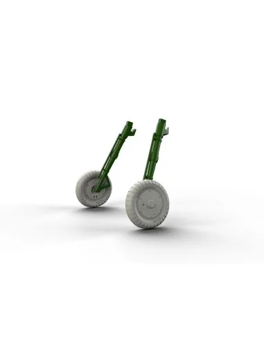 Bf 109G-6 wheels, 1/48 - Eduard Accessories 648261
