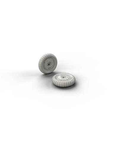 [NO_DESC] Bf 109G-6 wheels, 1/48 - Eduard Accessories 648261