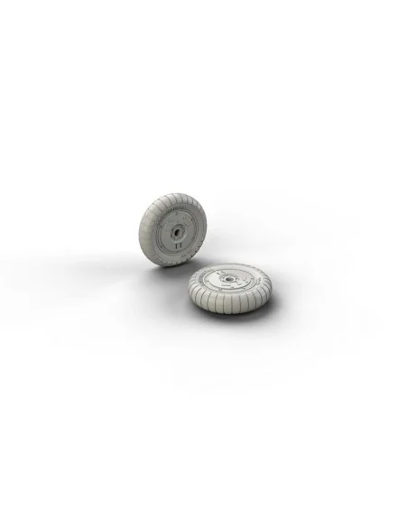 Bf 109G-6 wheels, 1/48 - Eduard Accessories 648261