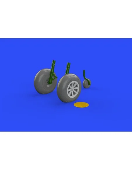P-40B wheels for Airfix, 1/48 - Eduard Accessories 648270