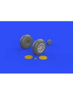 P-40B wheels for Airfix, 1/48 - Eduard Accessories 648270 2