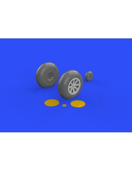 P-40B wheels for Airfix, 1/48 - Eduard Accessories 648270