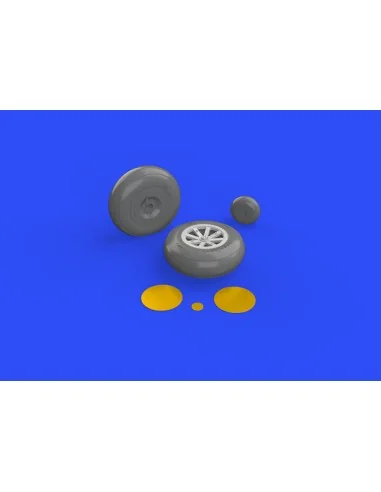 P-40B wheels for Airfix, 1/48 - Eduard Accessories 648270
