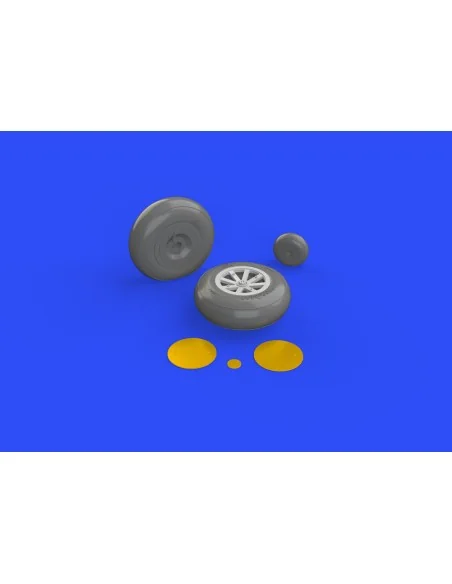 P-40B wheels for Airfix, 1/48 - Eduard Accessories 648270