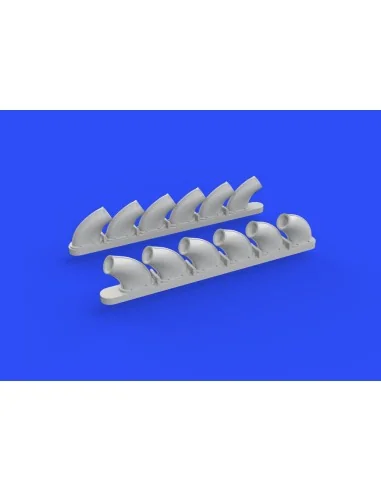 P-40B exhaust stacks for Airfix, 1/48 - Eduard Accessories 648271